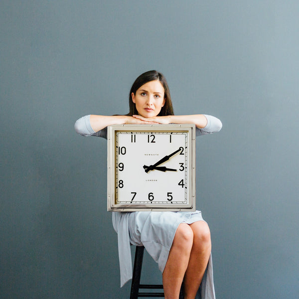 Newgate Quad Clock Chrome Wall Clocks