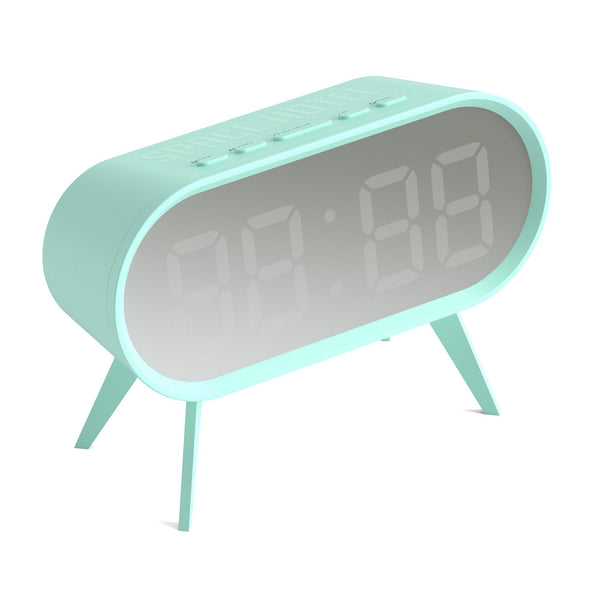 Grey Newgate Space Hotel Cyborg Led Alarm Clock Grey Alarm Clocks & Clock Radios