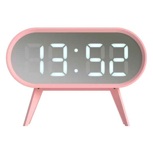 Pink Newgate Space Hotel Cyborg Led Alarm Clock Pink Alarm Clocks & Clock Radios