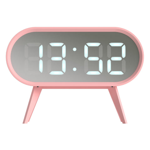 Pink Newgate Space Hotel Cyborg Led Alarm Clock Pink Alarm Clocks & Clock Radios
