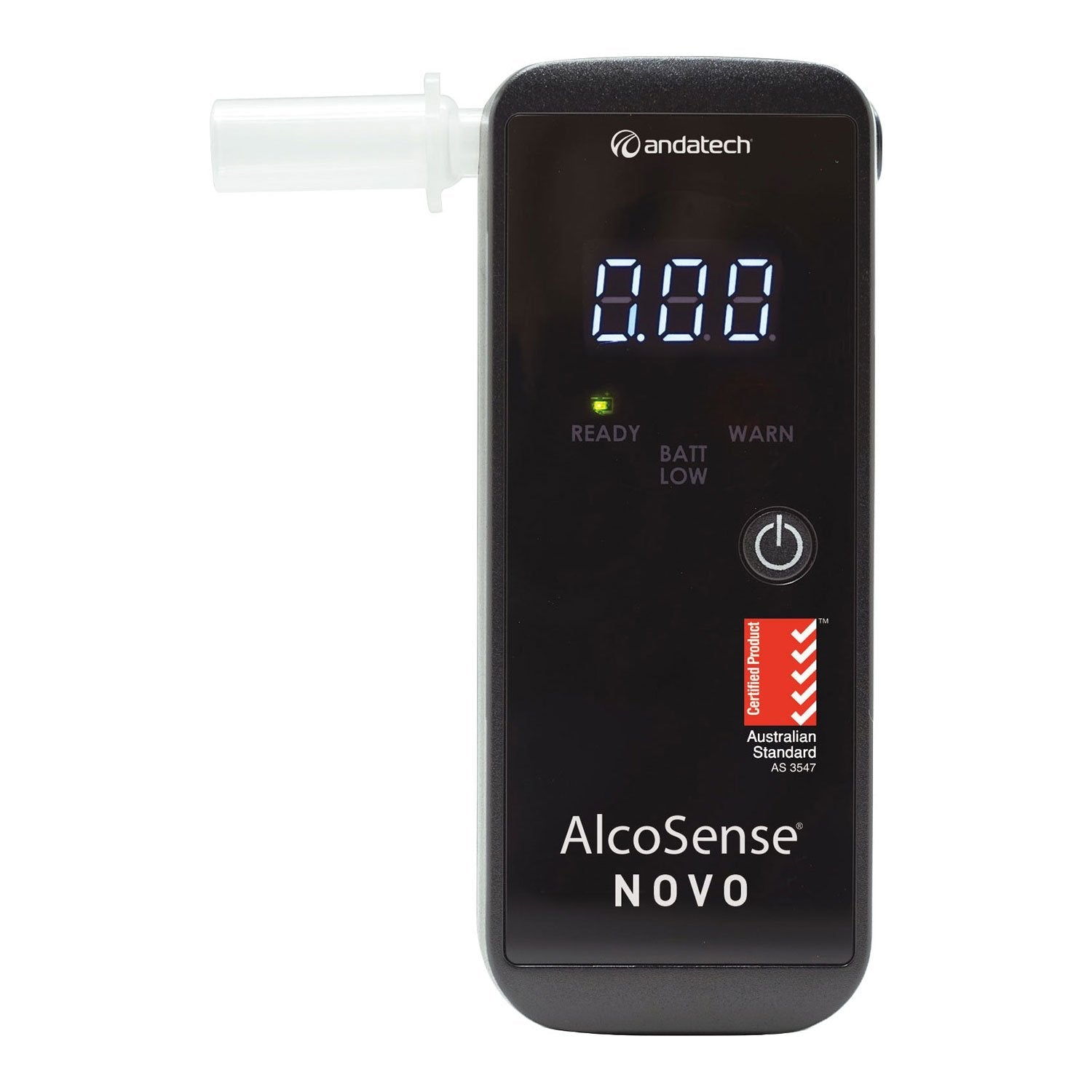 Andatech Alcosense Novo Personal Breathalyser As3547 Certified Electronic Breathalysers