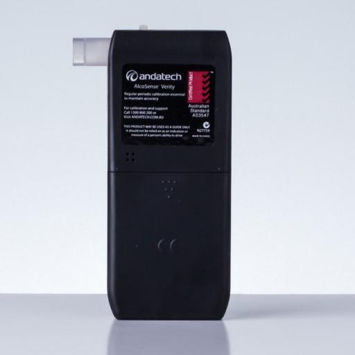 Andatech Alcosense Verity Personal Breathalyser (Navy) As3547 Certified Electronic Breathalysers