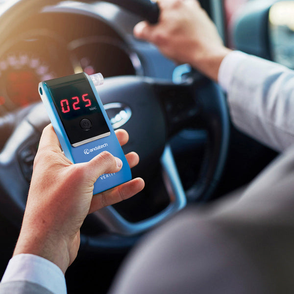 Andatech Alcosense Verity Personal Breathalyser (Navy) As3547 Certified Electronic Breathalysers