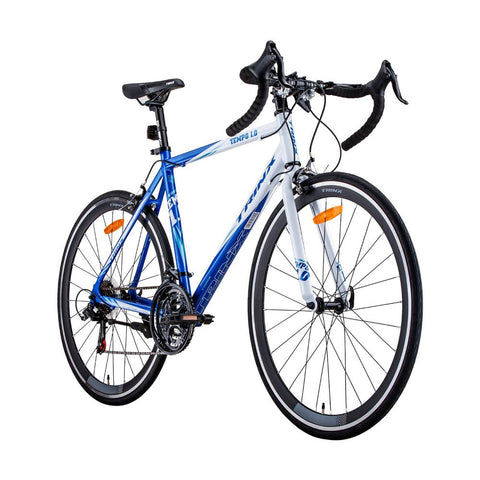 Trinx 700C Road Bike Tempo1.0 Shimano 21 Speed Racing Bicycle 59Cm Blue/White Bicycles