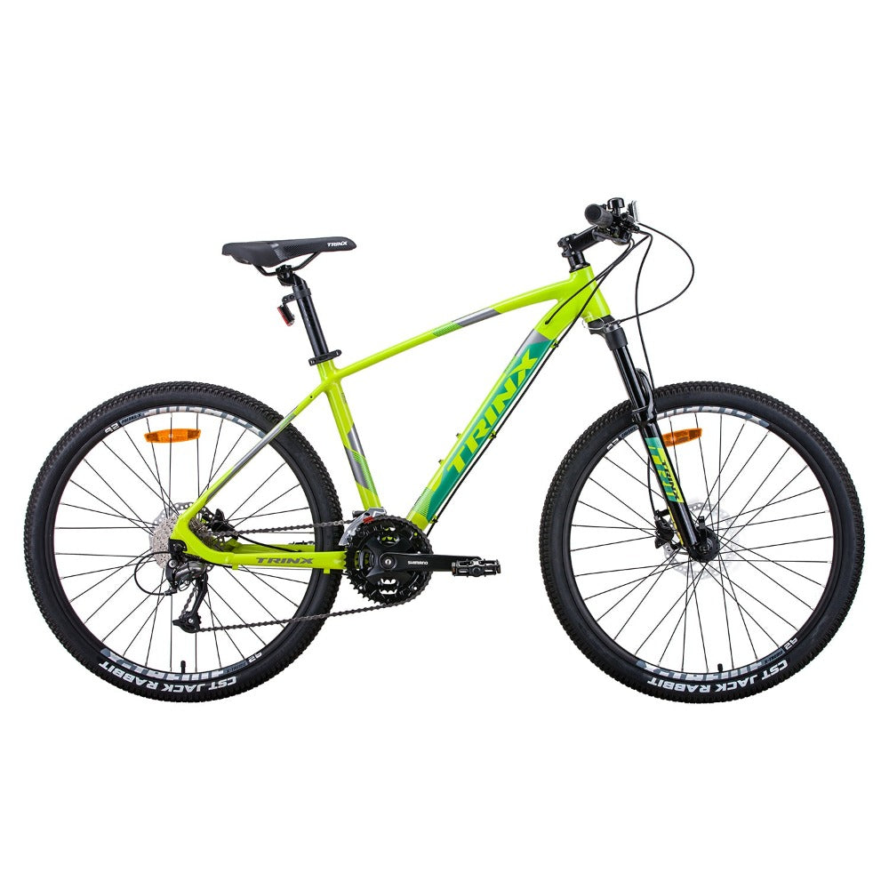 Trinx X1 Mtb Mountain Bike Shimano Altus M370 27 Speed 19 Inches Frame Yellow/Grey Green Bicycles