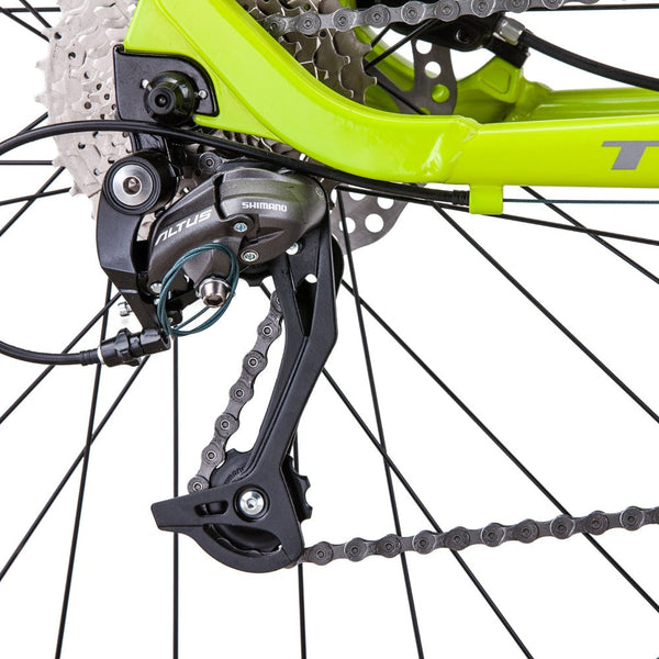 Trinx X1 Mtb Mountain Bike Shimano Altus M370 27 Speed 17 Inches Frame Yellow/Grey Green Bicycles