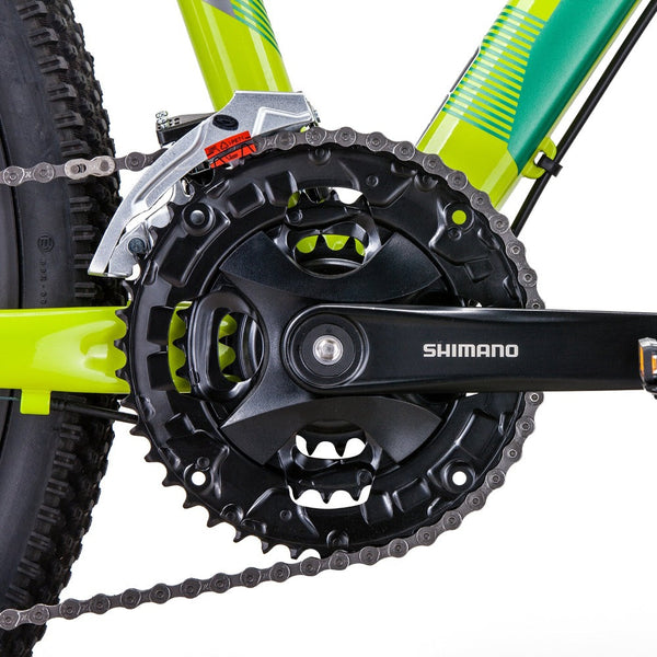 Trinx X1 Mtb Mountain Bike Shimano Altus M370 27 Speed 17 Inches Frame Yellow/Grey Green Bicycles