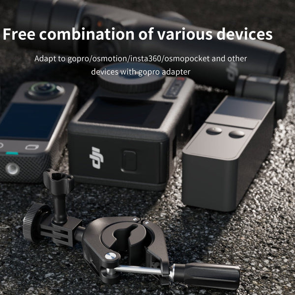 Startrc Bike Camera Handlebar Mount Aluminum Alloy Plastic Motorcycle Dji Insta Other Camera & Photo Accs