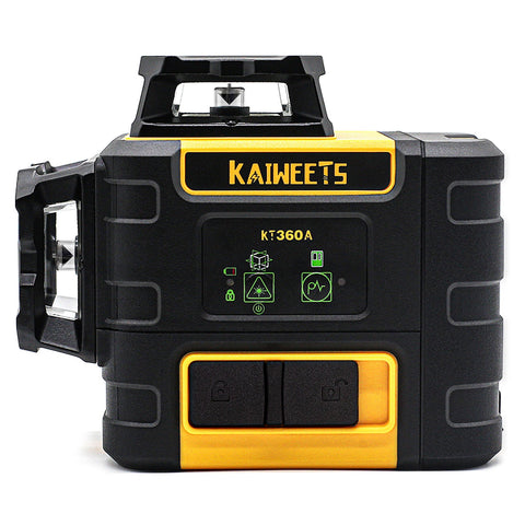 Kaiweets Kt360a Green Laser Level X 360° Rotary Self Leveling With 2 Rechargeable Battery