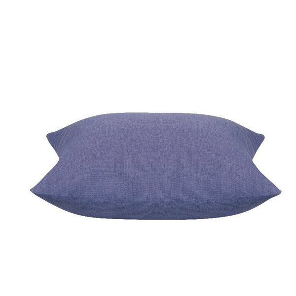 En Pack Of 4 Elements Indigo Blue Base Colour Square Cushion Covers