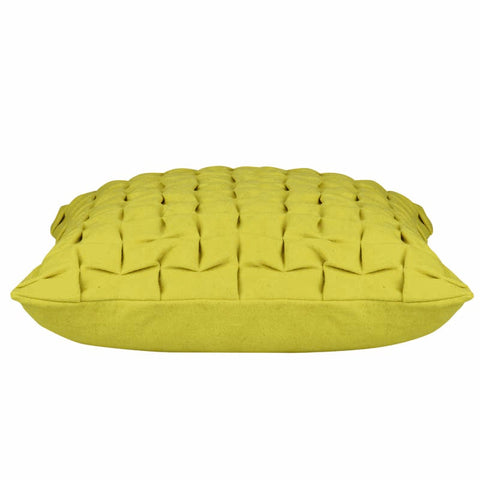 En Flux Mustard Yellow 3D Textured Cushion Cover Cushion Covers