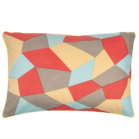 En Geo Beige 40X60cm Cushion Cover Cushion Covers
