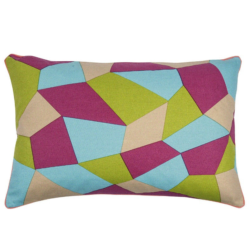 En Geo Green 40X60cm Cushion Cover Cushion Covers