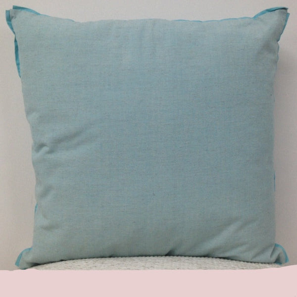En Pack Of 4 Frida Aqua Blue 50Cm X With Piping Cushion Covers