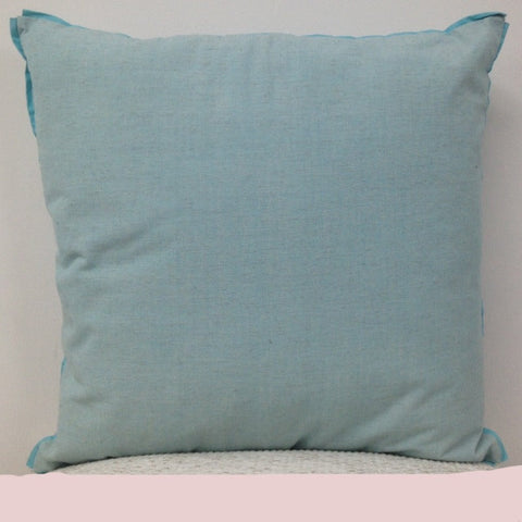 Pack Of 4 Frida Aqua Blue 50Cm X Cushion Covers With Piping