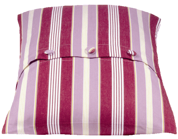 Pad Coste Fuchsia 50X50cm Striped Cushion Cover Cushion Covers