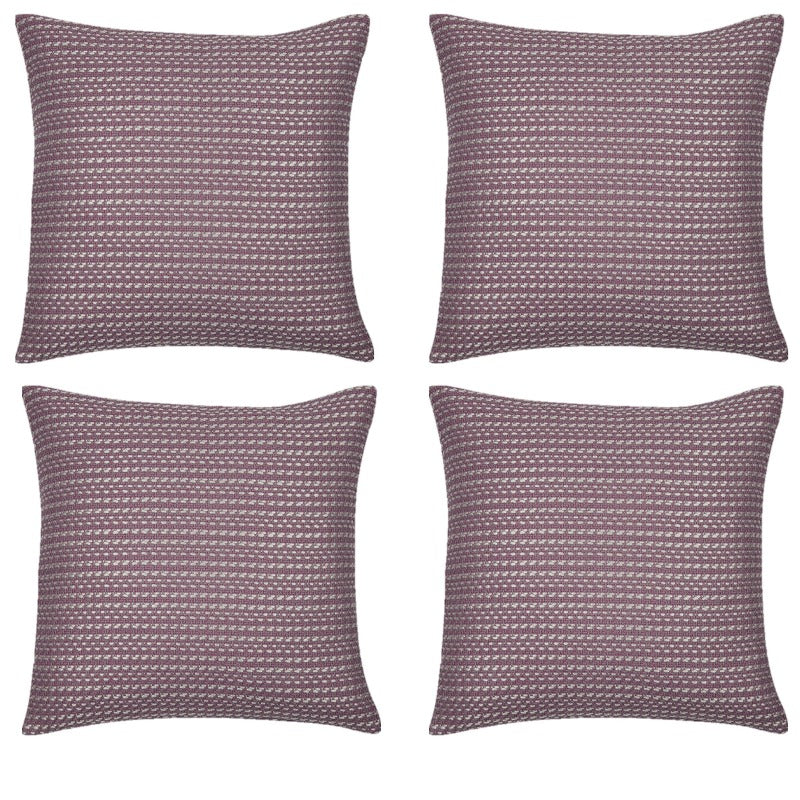En Pack Of 4 Fern Rose Soft Pink & White 50X50cm . Made In Europe. Cushion Covers
