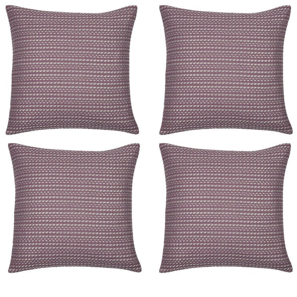 En Pack Of 4 Fern Rose Soft Pink & White 50X50cm . Made In Europe. Cushion Covers
