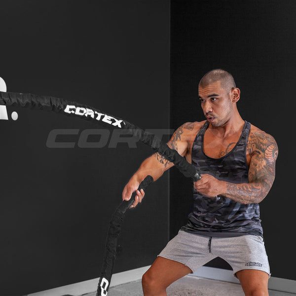 Cortex Sleeved Battle Rope 38Mm*15M Other Strength Training