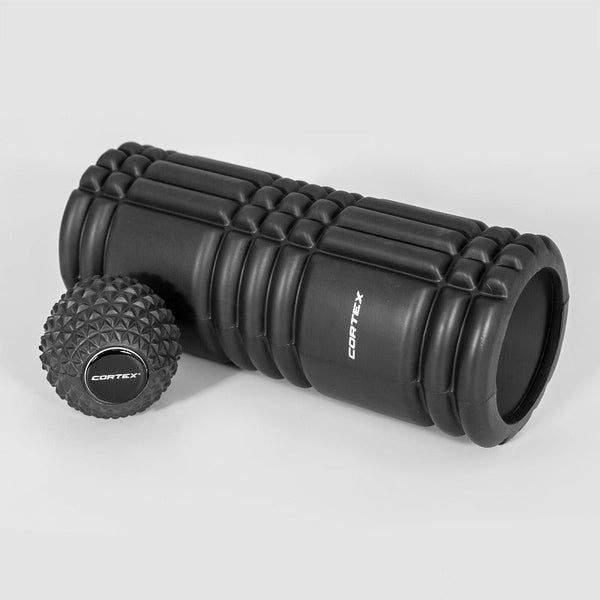 Cortex Gridsoft Epp Foam Roller & Massage Ball Set 33*15Cm Balance Trainers