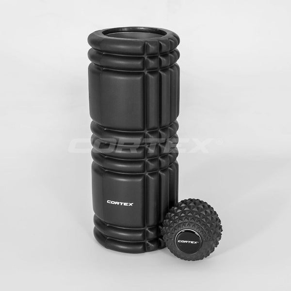 Cortex Gridsoft Epp Foam Roller & Massage Ball Set 33*15Cm Balance Trainers
