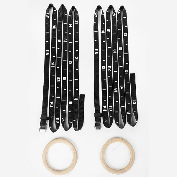 Cortex Gym Ring Pair Fig Spec With Markings 28Mm Gymnastics Rings