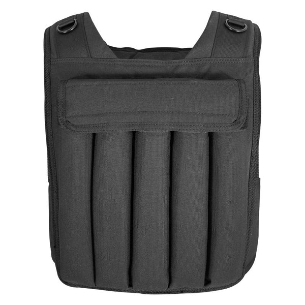 Cortex 20Kg Weight Vest With 1Kg Increments Black Weighted Vests