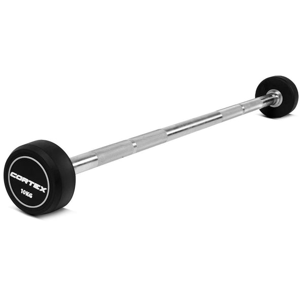 Cortex 100Kg Alpha Series Fixed Barbell Set With Stand Barbells & Attachments