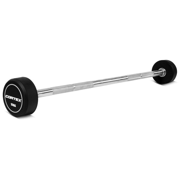 Cortex 100Kg Alpha Series Fixed Barbell Set With Stand Barbells & Attachments