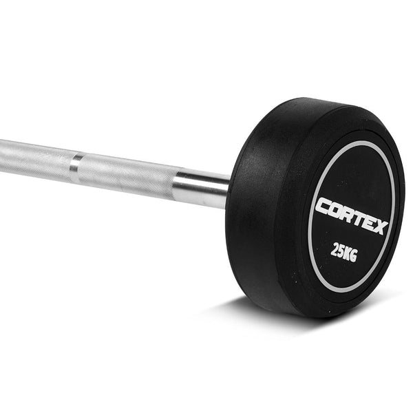 Cortex 100Kg Alpha Series Fixed Barbell Set With Stand Barbells & Attachments