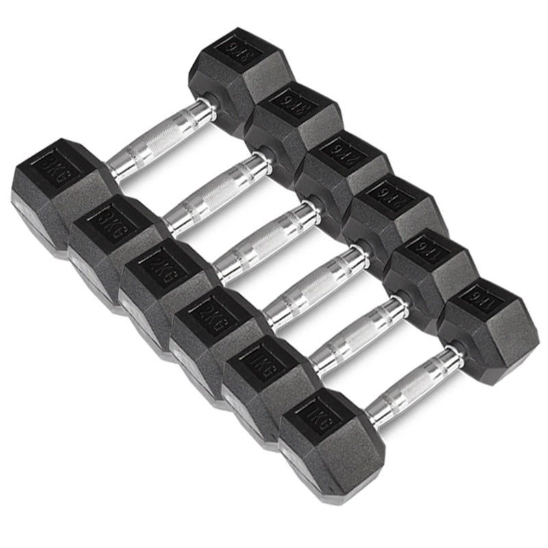 Cortex 1Kg To 3Kg Hex Dumbbell Set Dumbbells