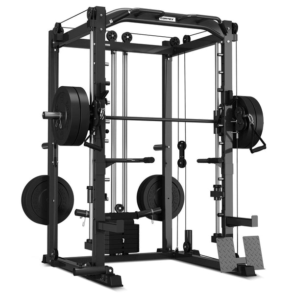 Cortex Sm 20 6 In 1 Power Rack With Smith & Cable Machine Home Gyms
