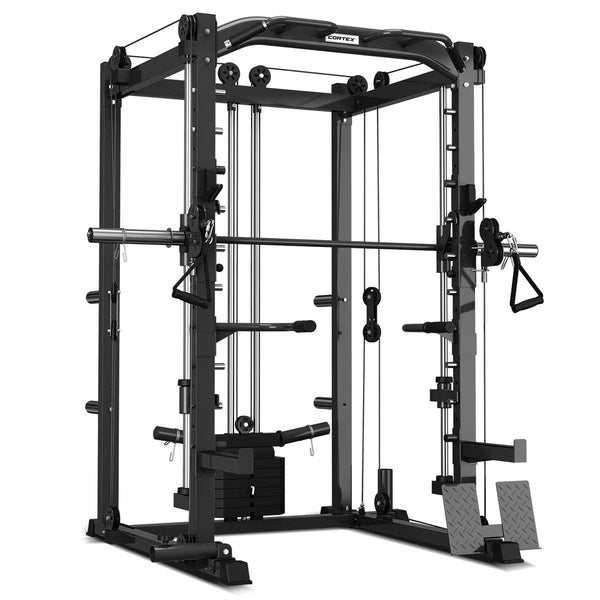 Cortex Sm 20 6 In 1 Power Rack With Smith & Cable Machine Home Gyms
