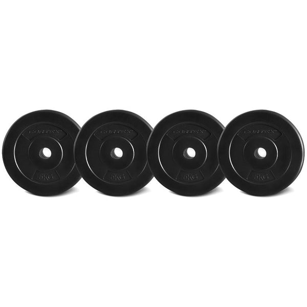 Cortex 5Kg Endurashell Weight Plates 25Mm Set Of 4 Barbells & Attachments