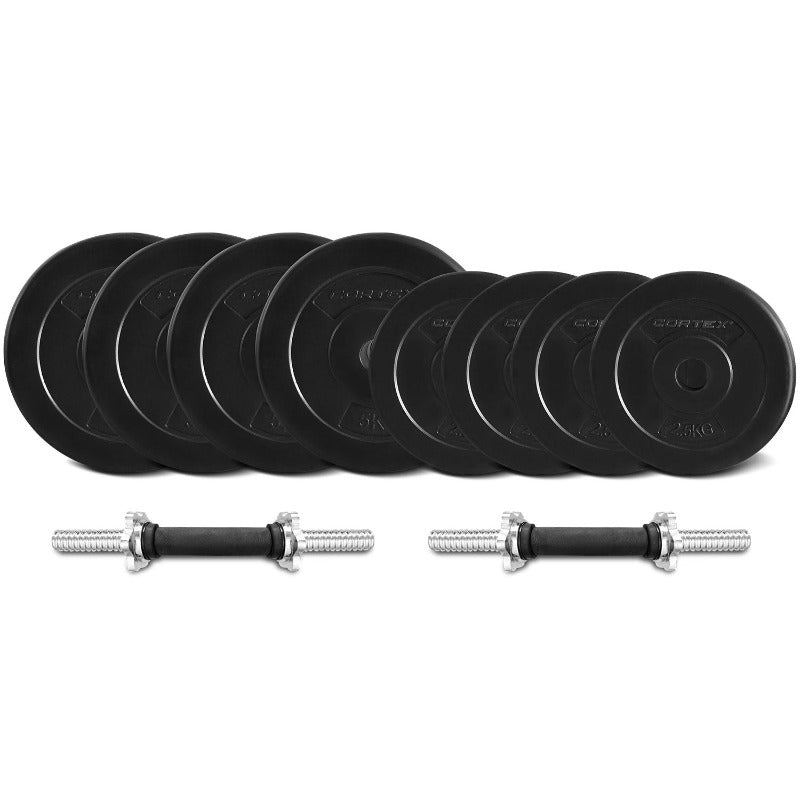 Cortex 35Kg Endurashell Dumbbell Weight Set Dumbbells