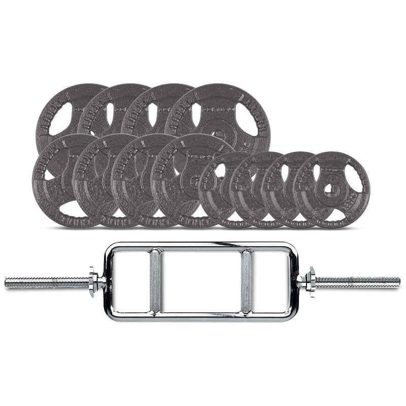 Cortex 40Kg Tri Bar Weight Set 25Mm Home Gym Attachments