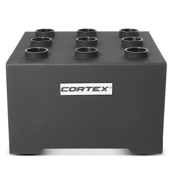 Cortex Olympic Barbell Holder 9 Weights Storage