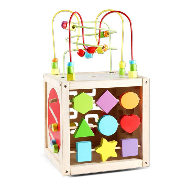 Classic World Multi Activity Cube Wooden Educational Toys