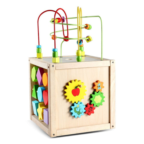 Classic World Multi Activity Cube Wooden Educational Toys
