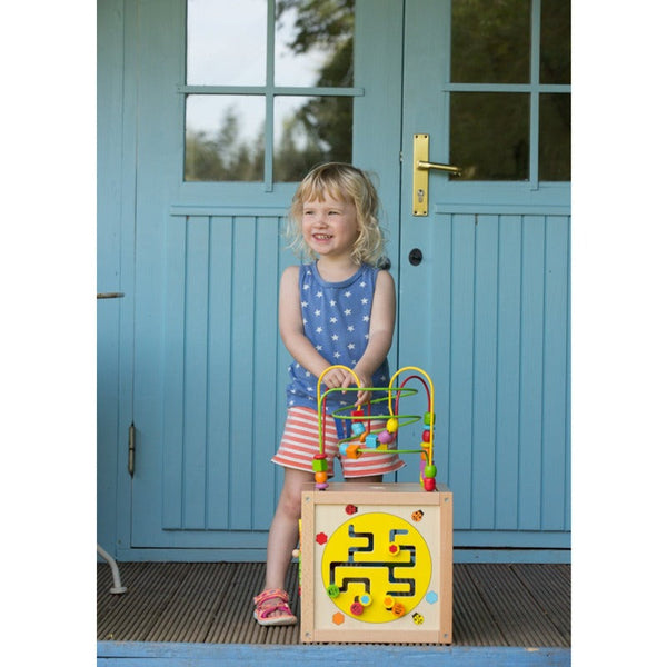 Classic World Multi Activity Cube Wooden Educational Toys