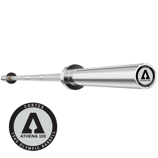 Cortex Athena100 200Cm 15Kg Womens' Olympic Barbell With Spring Collars Barbells & Attachments