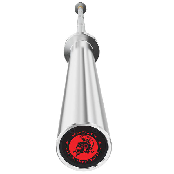 Cortex Spartan205 7Ft 20Kg Olympic Barbell (Hard Chrome) With Lockjaw Collars Barbells & Attachments
