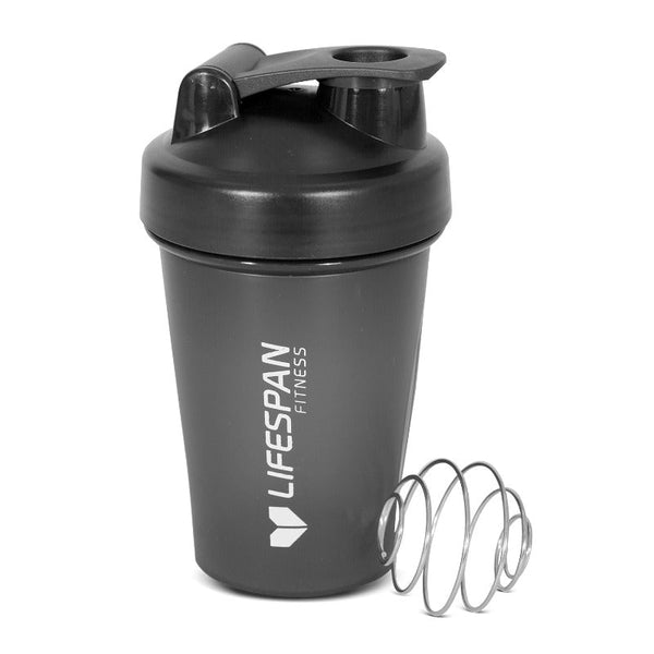 Lifespan Fitness Shaker Bottle 500Ml In Black (Pack Of 2) Shake Bottles & Mixers