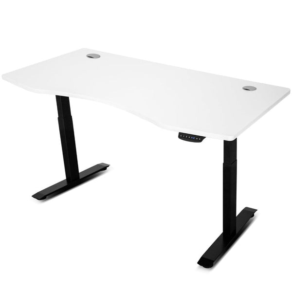 Lifespan Fitness Ergodesk Auto Series Automatic Standing Desk 150Cm In White & Black Standing Desks