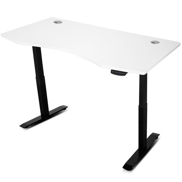 Lifespan Fitness Ergodesk Auto Series Automatic Standing Desk 150Cm In White & Black Standing Desks