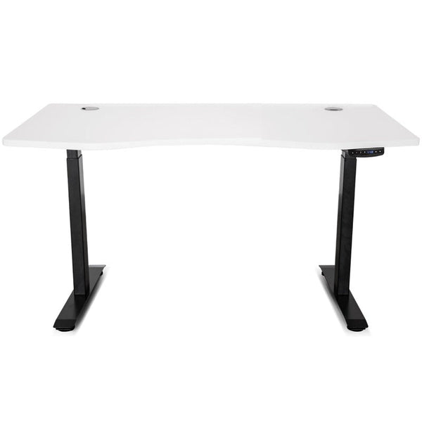 Lifespan Fitness Ergodesk Auto Series Automatic Standing Desk 150Cm In White & Black Standing Desks