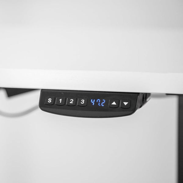 Lifespan Fitness Ergodesk Auto Series Automatic Standing Desk 150Cm In White & Black Standing Desks