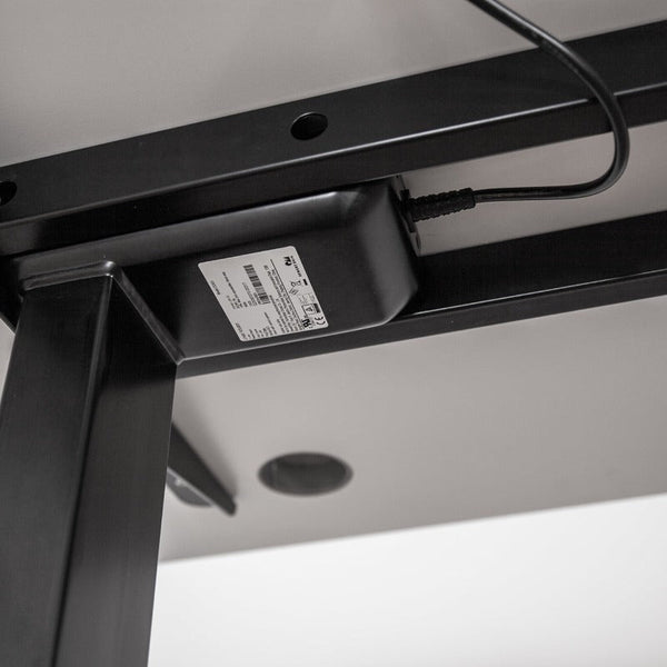 Lifespan Fitness Ergodesk Auto Series Automatic Standing Desk 150Cm In White & Black Standing Desks