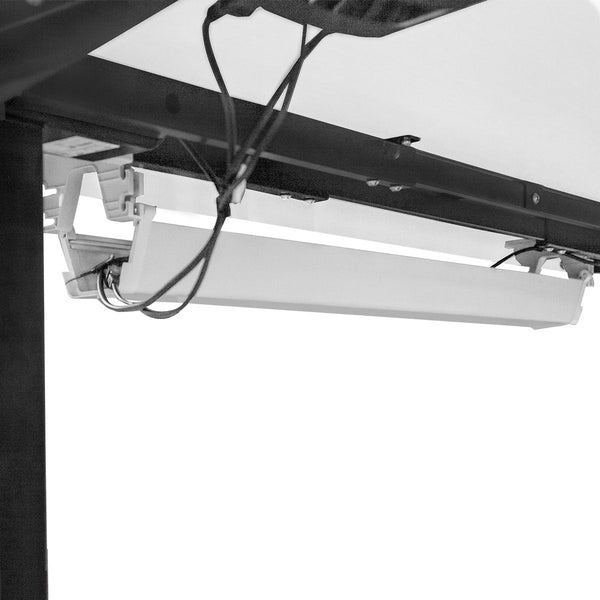 Lifespan Fitness Ergodesk Automatic Standing Desk 1500Mm (White) + Cable Management Tray Standing Desks