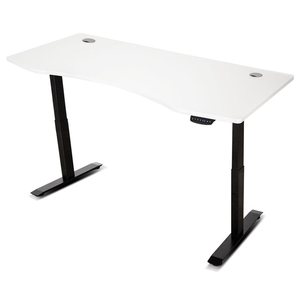 Lifespan Fitness Ergodesk Automatic Standing Desk 1500Mm (White) + Cable Management Tray Standing Desks